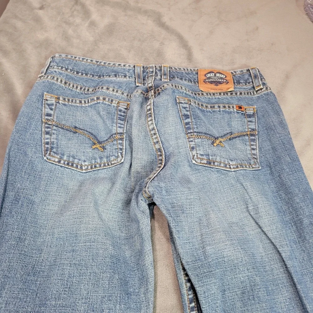 Lucky Brand Flirtie Jean Womens 4/27 Blue Flare Denim‎ Made in USA F21M010